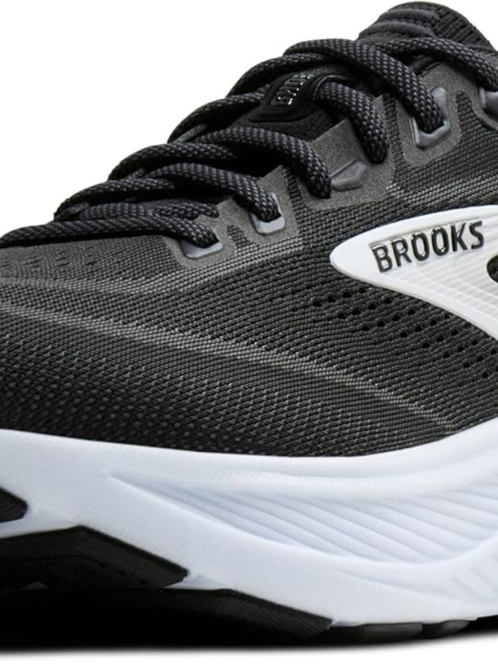 Brooks Men’s Ghost 18 Neutral Running & Walking Shoe - Black/Grey/White - 13 Med